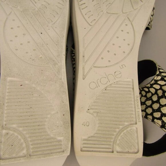 NEW ARCHE Womens Soqeto Sandals Wedge Hook & Loop Ankle Strap Cushioned Size 9 - Picture 12 of 12